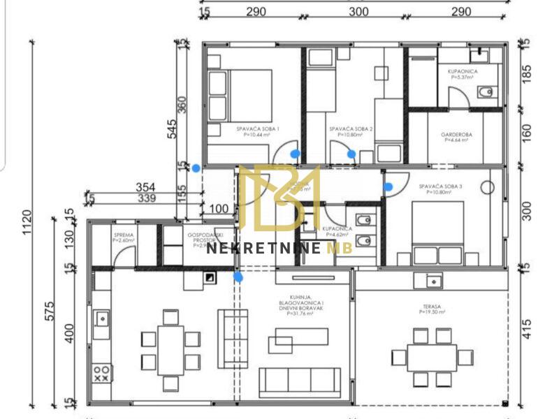 Prodajemo prizemnicu u Kaštel Novom,novogradnja,1239 m2