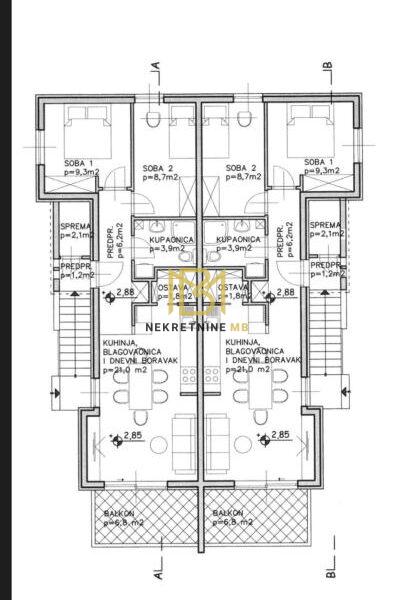 Prodajemo stan, novogradnja, 58.20 m2, Kaštel Sućurac