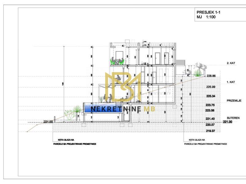Prodajemo građevno zemljište s projektom,Klis,450m2