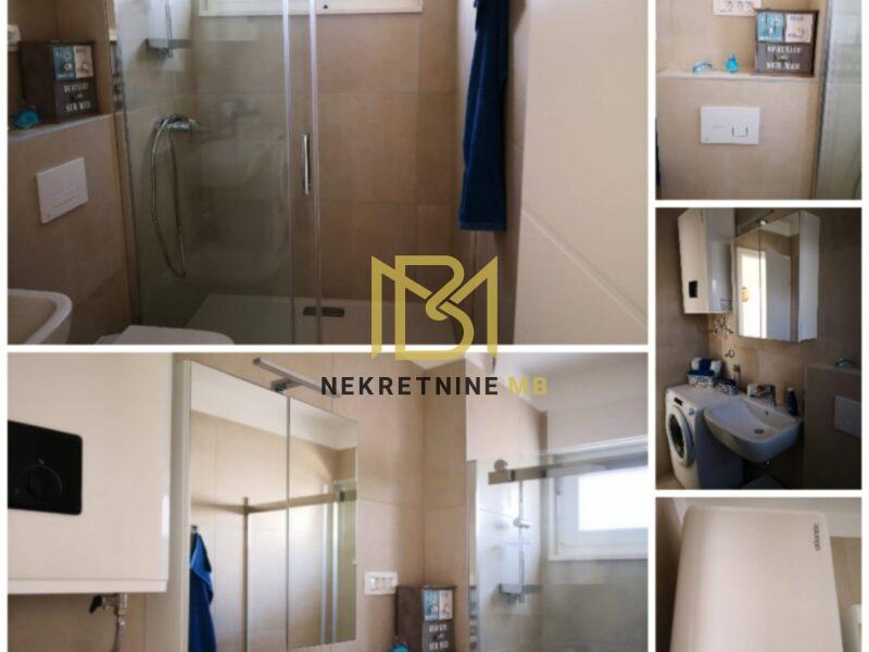 Ekskluzivno prodajemo namješten jednosoban stan 45m2 s garažnim mjestom 14 m2 u neposrednoj blizini Splita, mjesto Strožanac